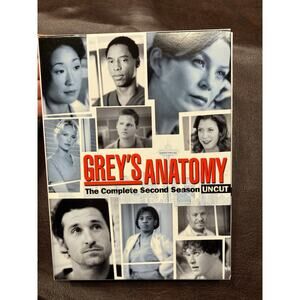 Grey's Anatomy: The Complete Second Season Uncut DVD Set Medical TV Drama‎